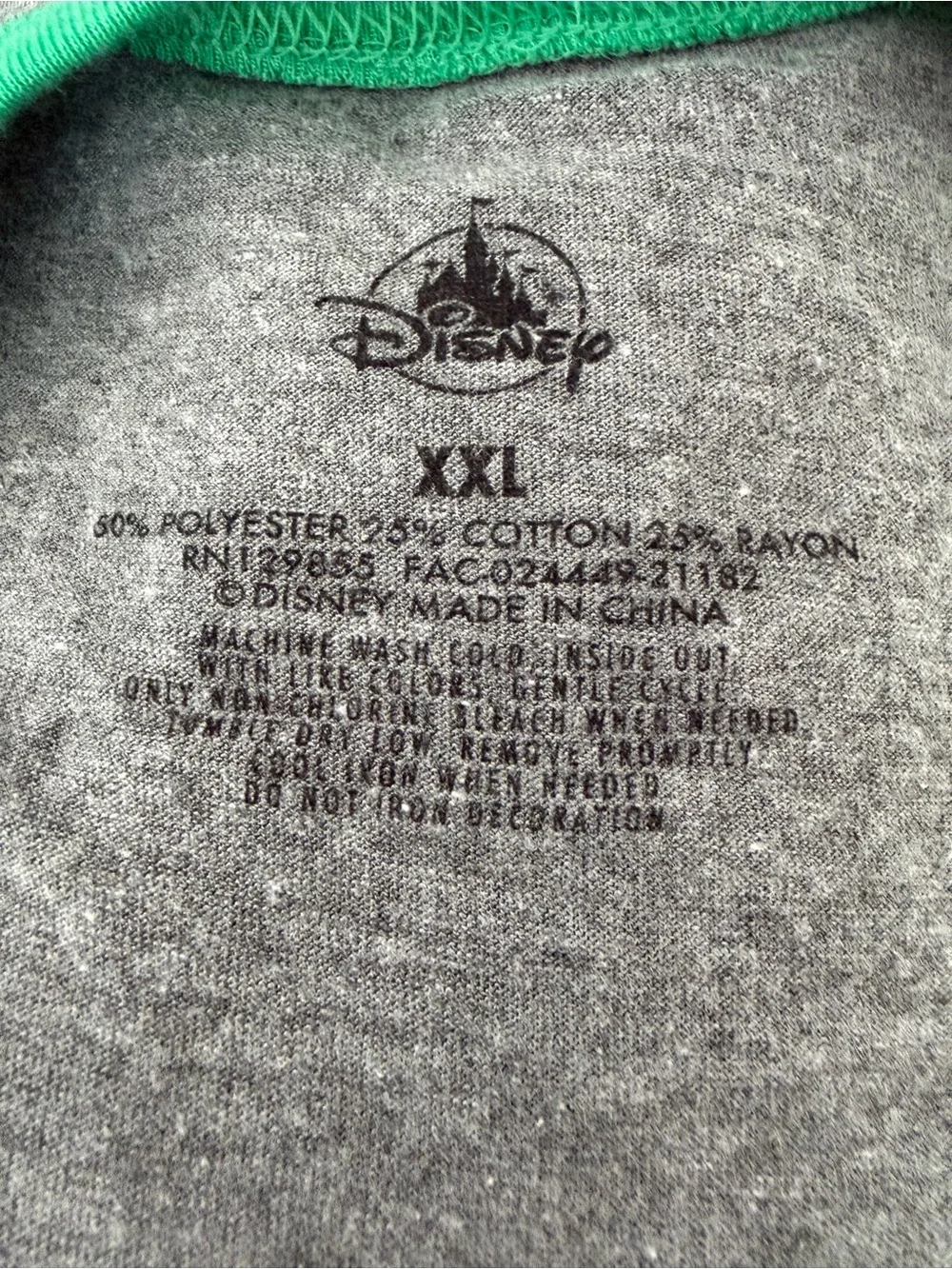 EUC Disney Parks Three Caballeros Mexico Epcot Baseball Raglan Tee Plus XXL